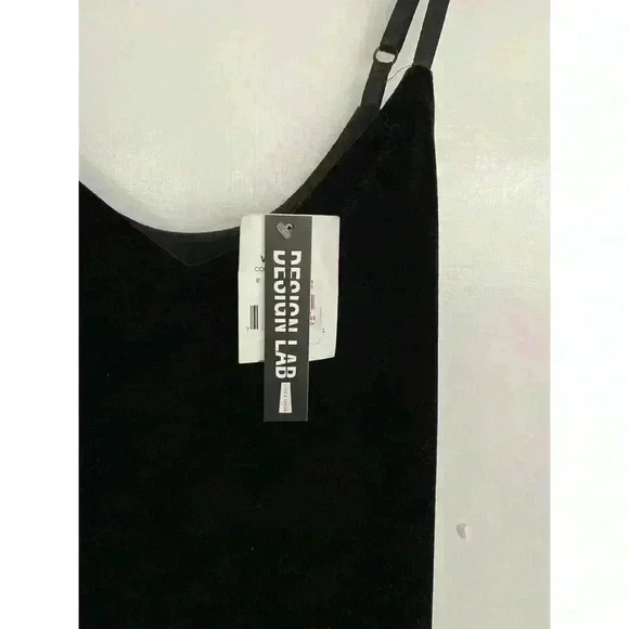 BNWT Black Velvet Slip Dress Size S - Picture 4 of 7